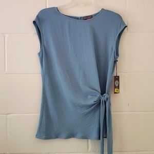 Vince Camuto Sleeveless Blue Top Size XS *NWT*